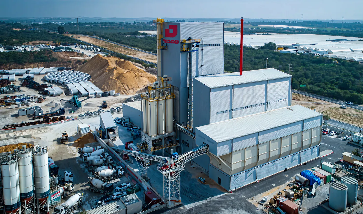 2021 — מפעל אבקות הבנייה באשקלון