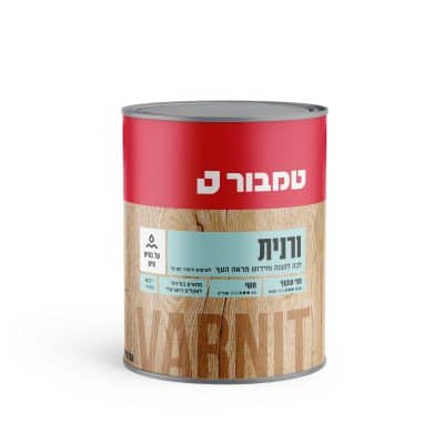 ורנית על בסיס מים משי שקוף או צבעוני (חצי שקוף)